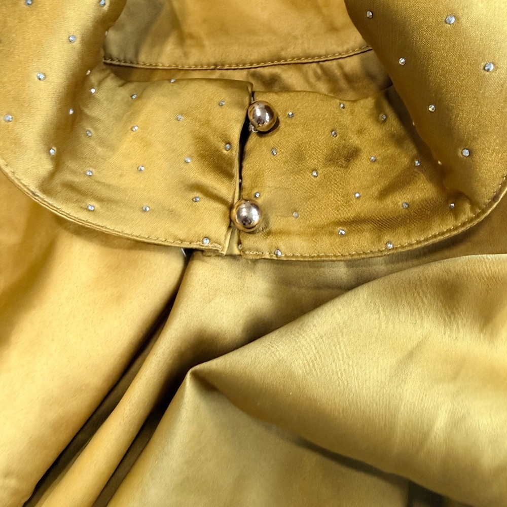 💎 Badgley Mischka Jewel Crystal Satin Halter Mini Dress Size 14 - Picture 5 of 10